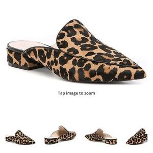 COLE HAAN. BRAND NEW LEOPARD MULES. NEVER WORN